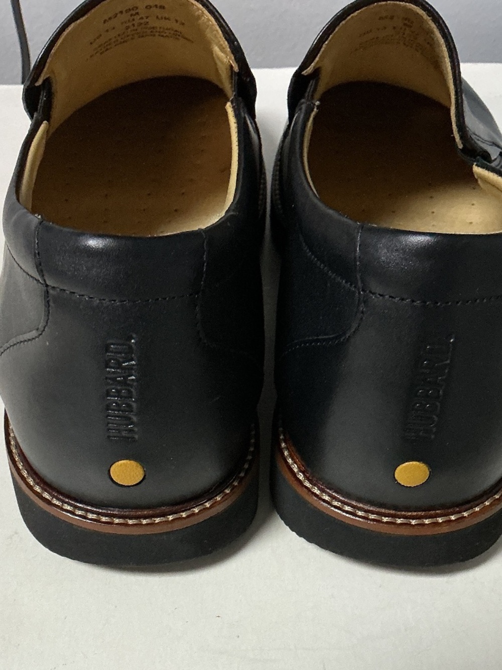 Samuel Hubbard Frequent Traveler Slip On Men’s 13 M Black Leather Loafers - Picture 3 of 7